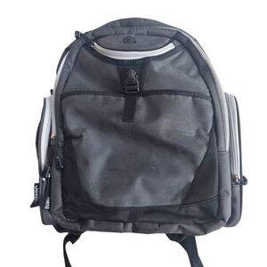 Jeep Adventures Backpack Diaper Bag Grey Black Insulated Pocket‎